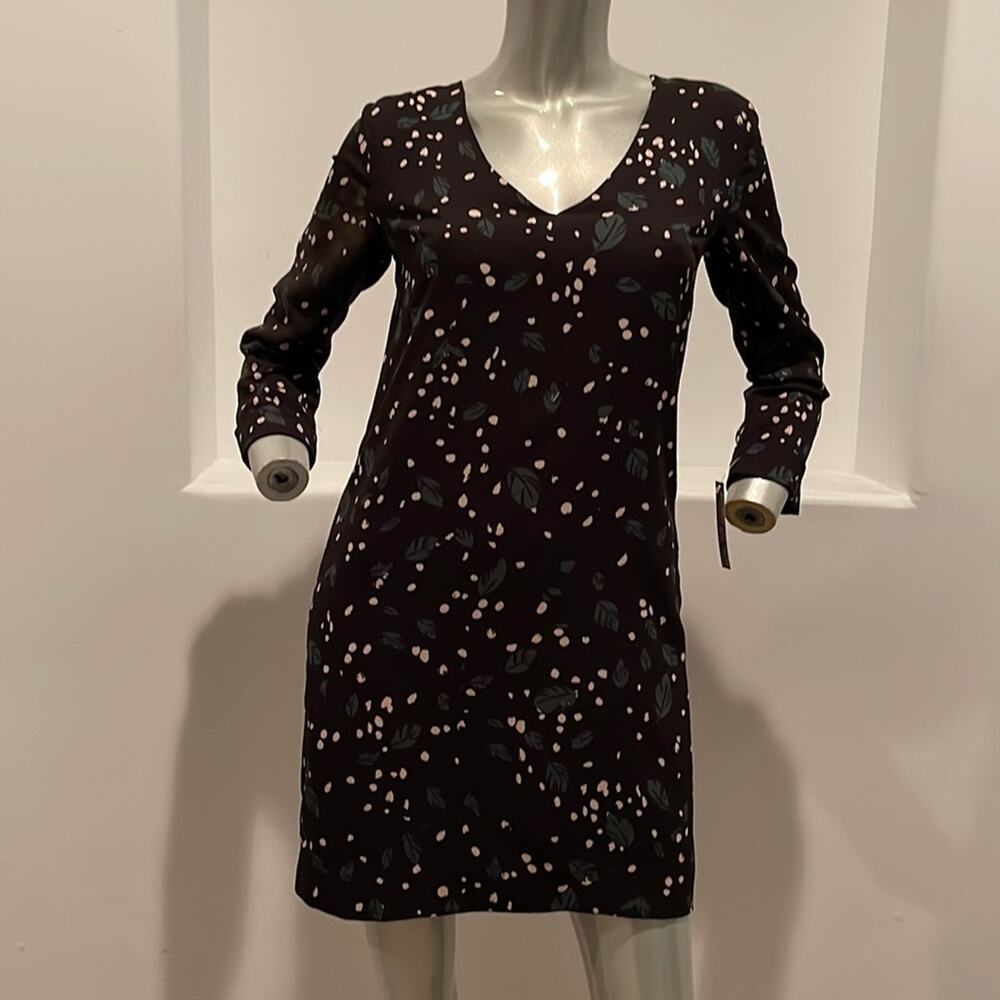 Essentiel Antwerp Long Sleeve  Tunic Printed Dress Size  EUR 34 USA S NWT